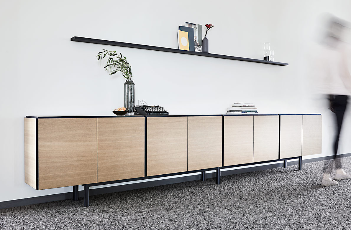 Büroeinrichtung Sideboard - Inneneinrichtung - Studio Uwe Gaertner - Hamburg